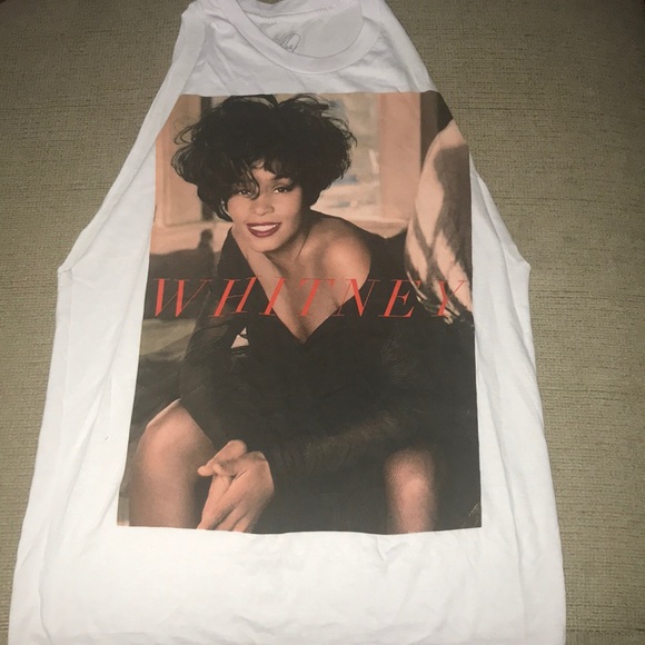 Tops - Whitney Houston sleeveless t-shirt. 👑